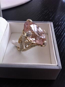 Dior morganite clearance ring