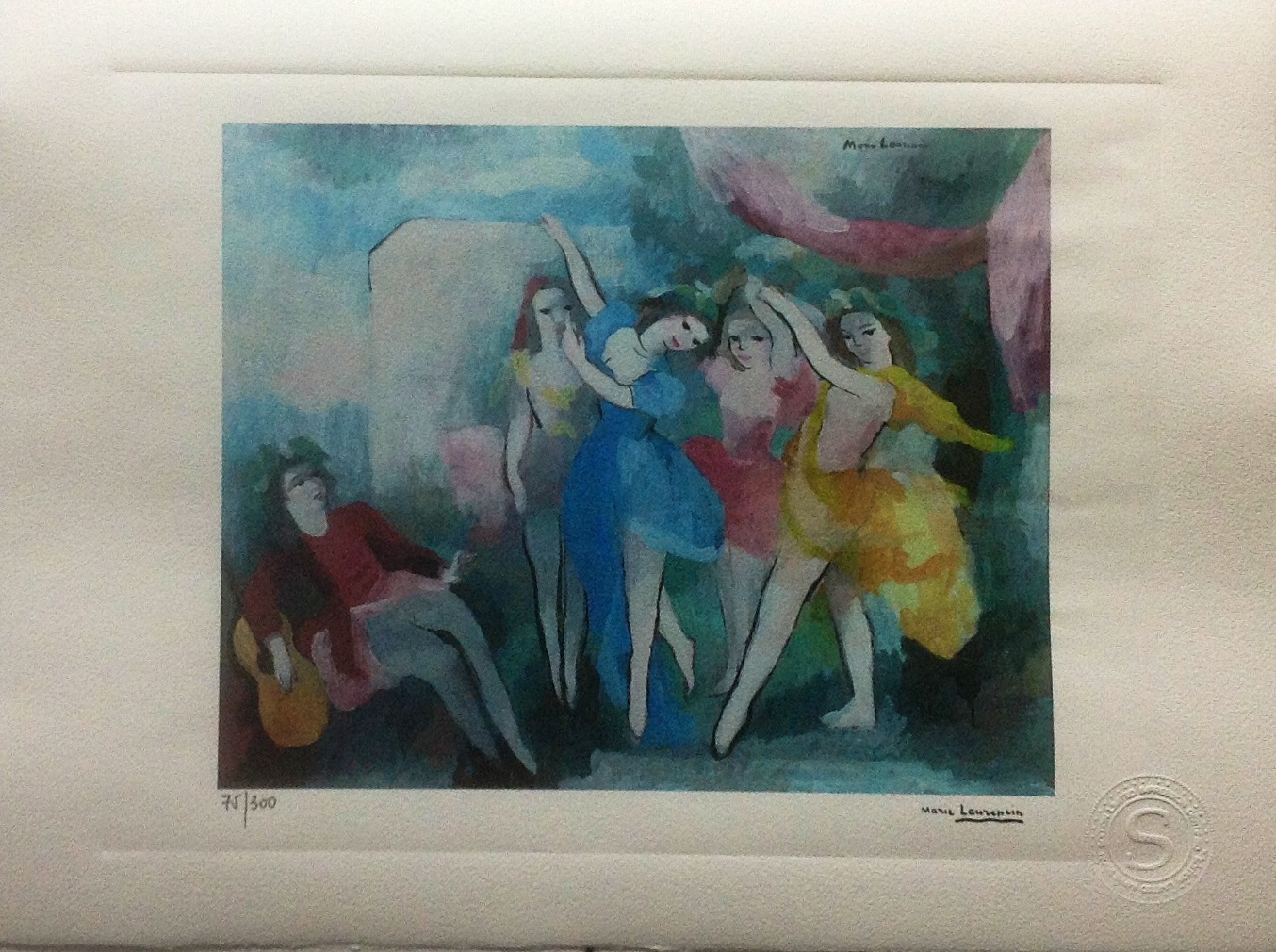 Marie LAURENCIN (d'après) "Danseuses", Lithographie