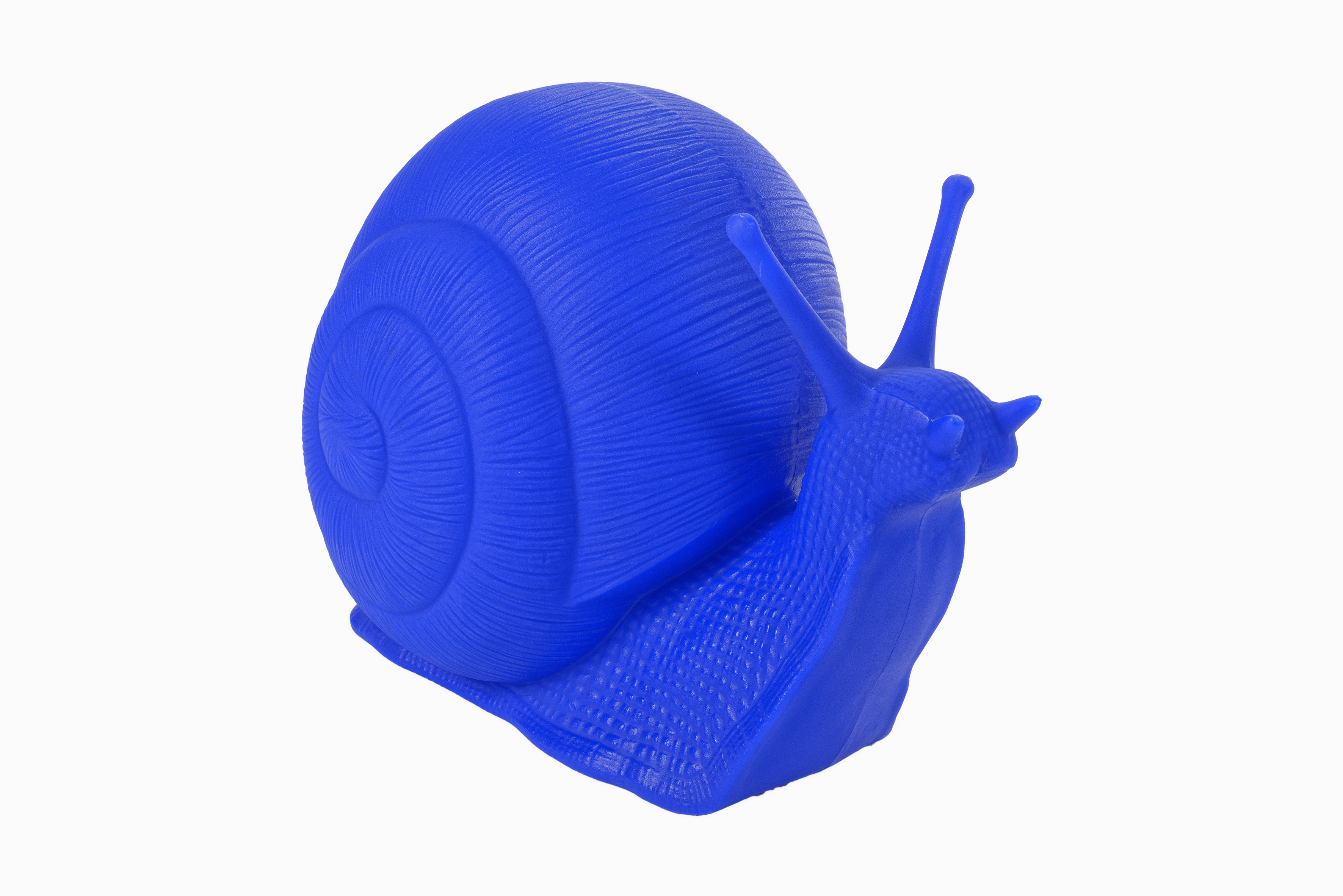 CRACKING ART GROUP - Snail, blu recyclable plastic, small