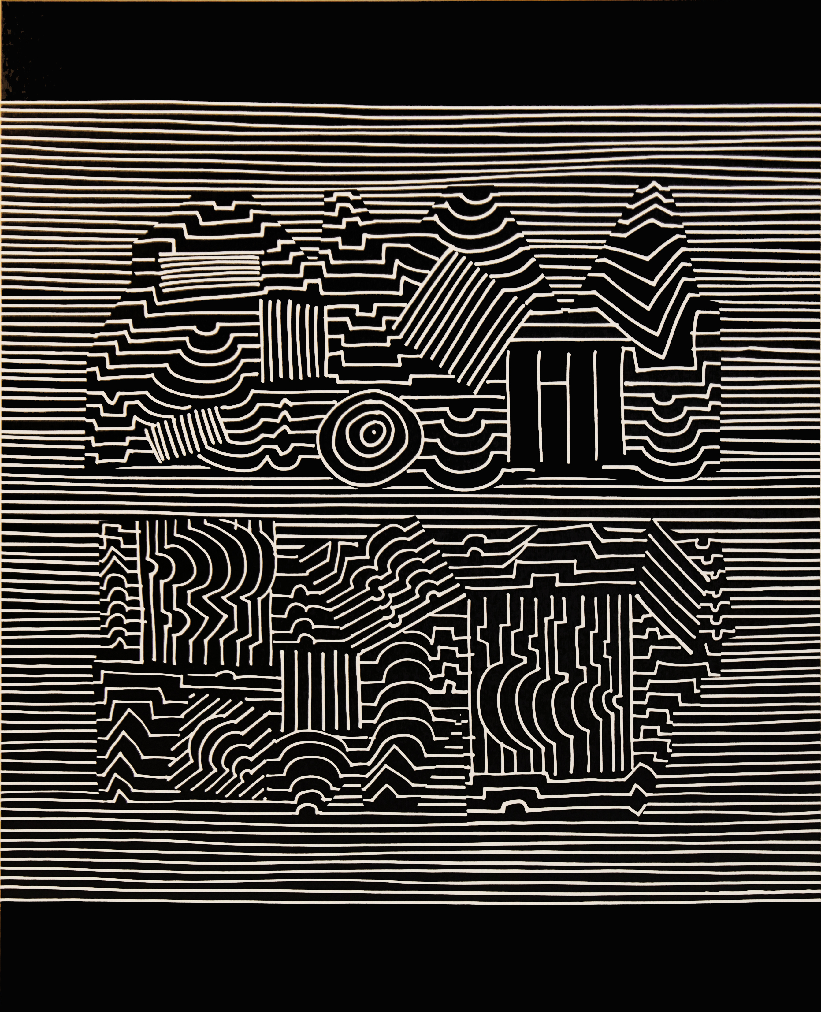 Victor VASARELY (1906-1997) - Naissances II, 1973, Offset