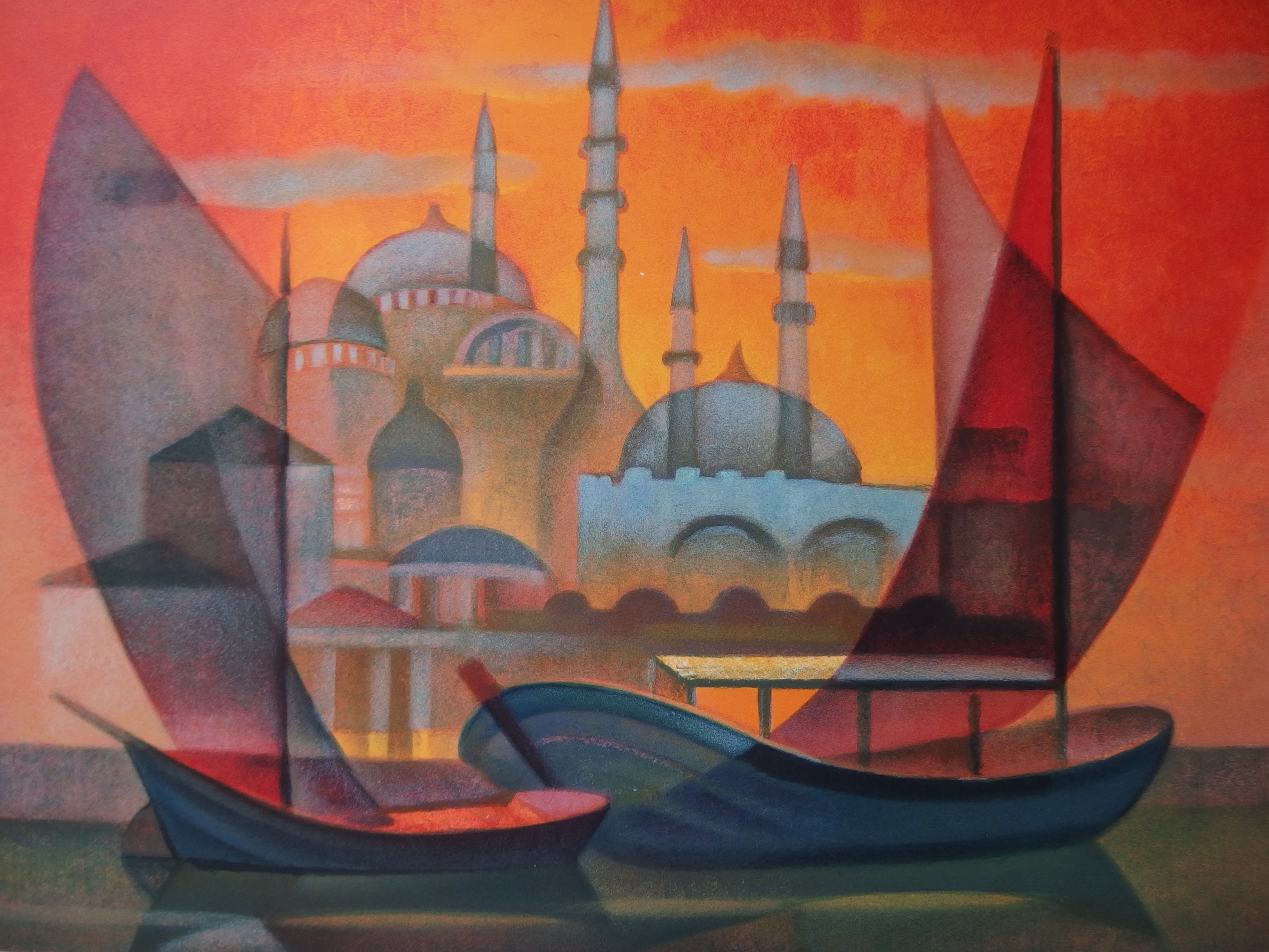 Coucher de soleil sur l'Orient by, Louis TOFFOLI, buy art online