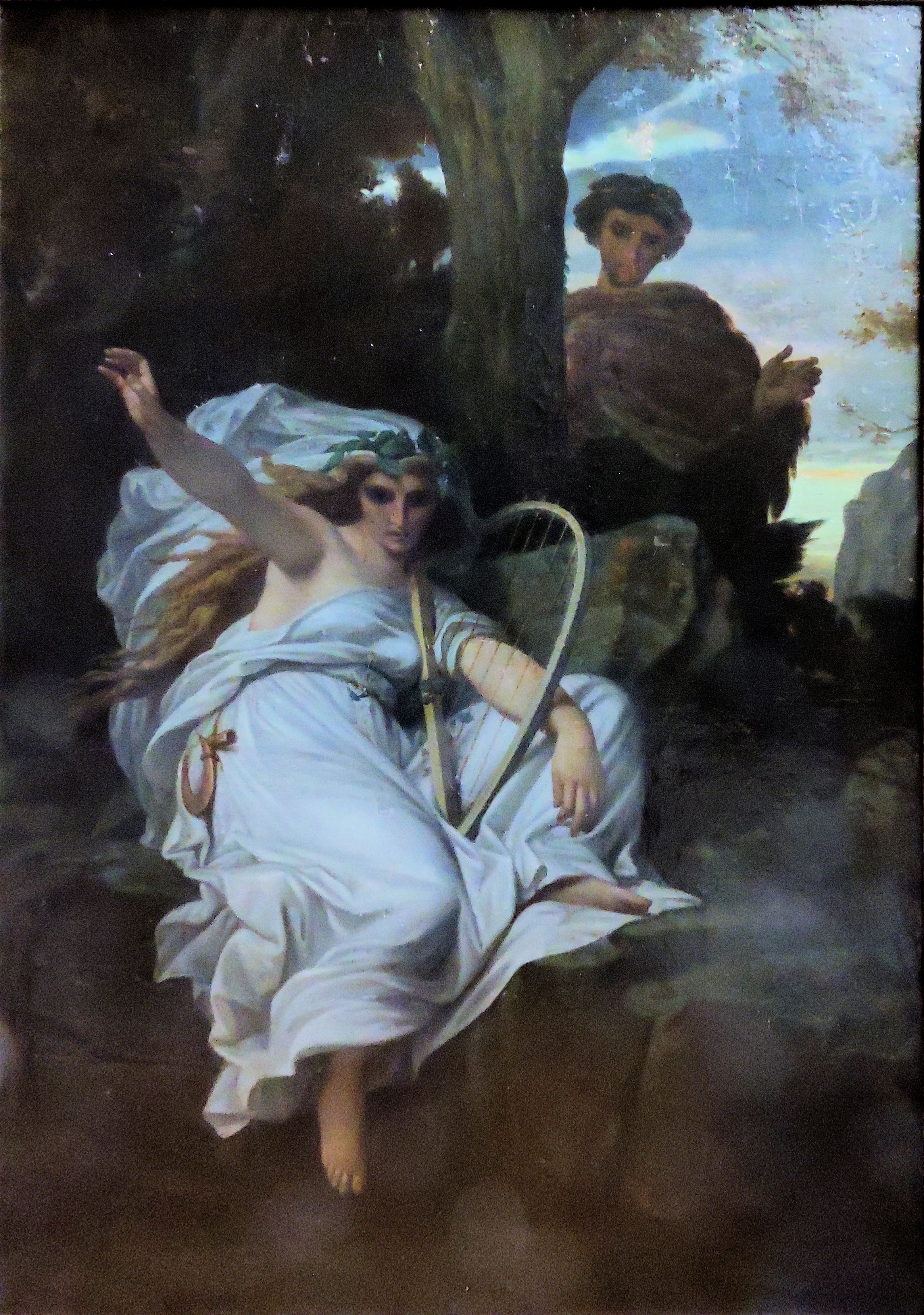 Anselm FEUERBACH (1829-1880) - Allégorie De La Musique, Huile Sur Toile ...