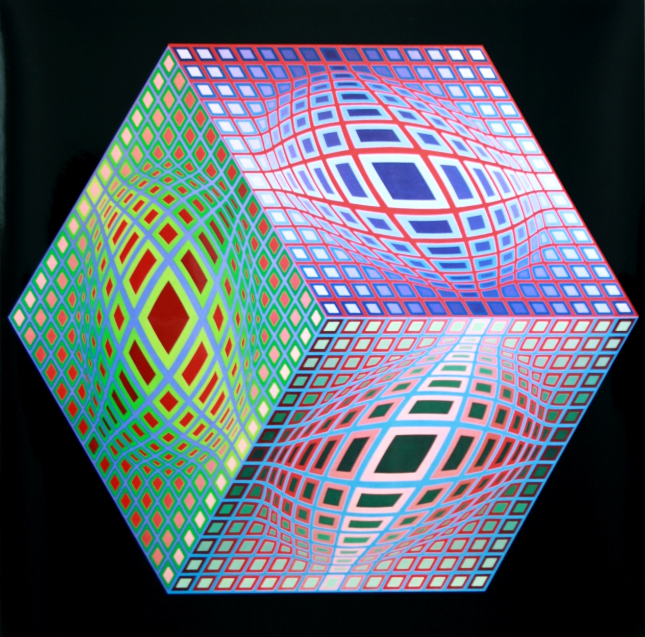 Victor VASARELY Despu S Progresi N 5 1972 Heliograbado Arte   1636281413 Test1 