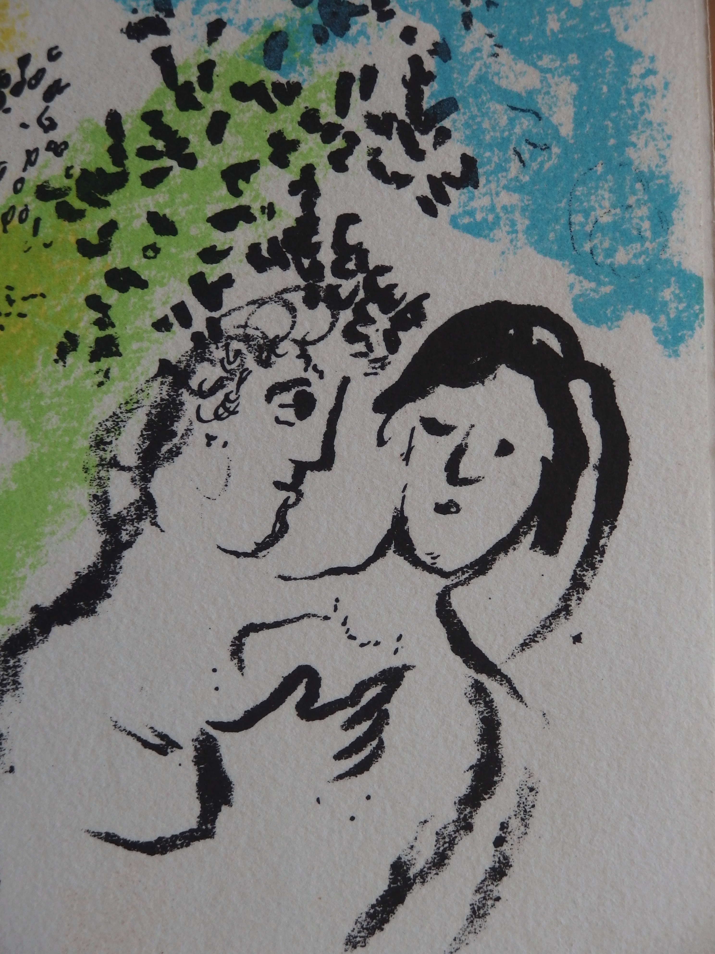 Marc Chagall Lovers Original Lithograph Post War And Modern Art