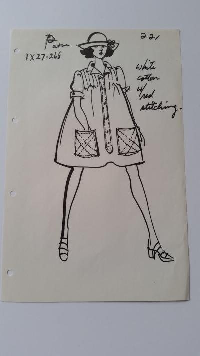 Cotton hotsell dress drawing