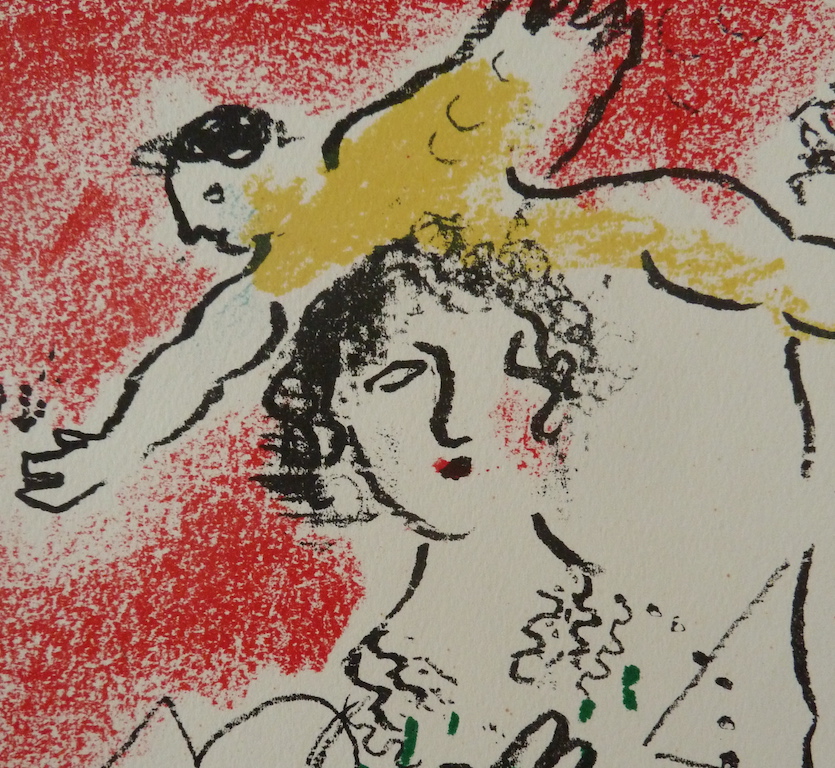 Marc Chagall Une Journée à Latelier Mourlot Lithographie Signée