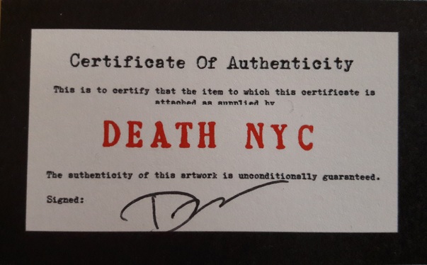 Death NYC - Mickey Mouse Louis Vuitton Airplane - Sérigraphie originale  signée - - Street Art - Plazzart