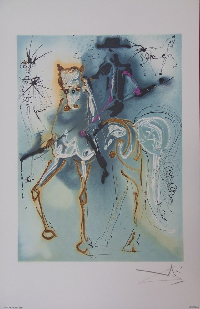 Salvador Dali : Les chevaux Daliniens - 18 lithographies signées