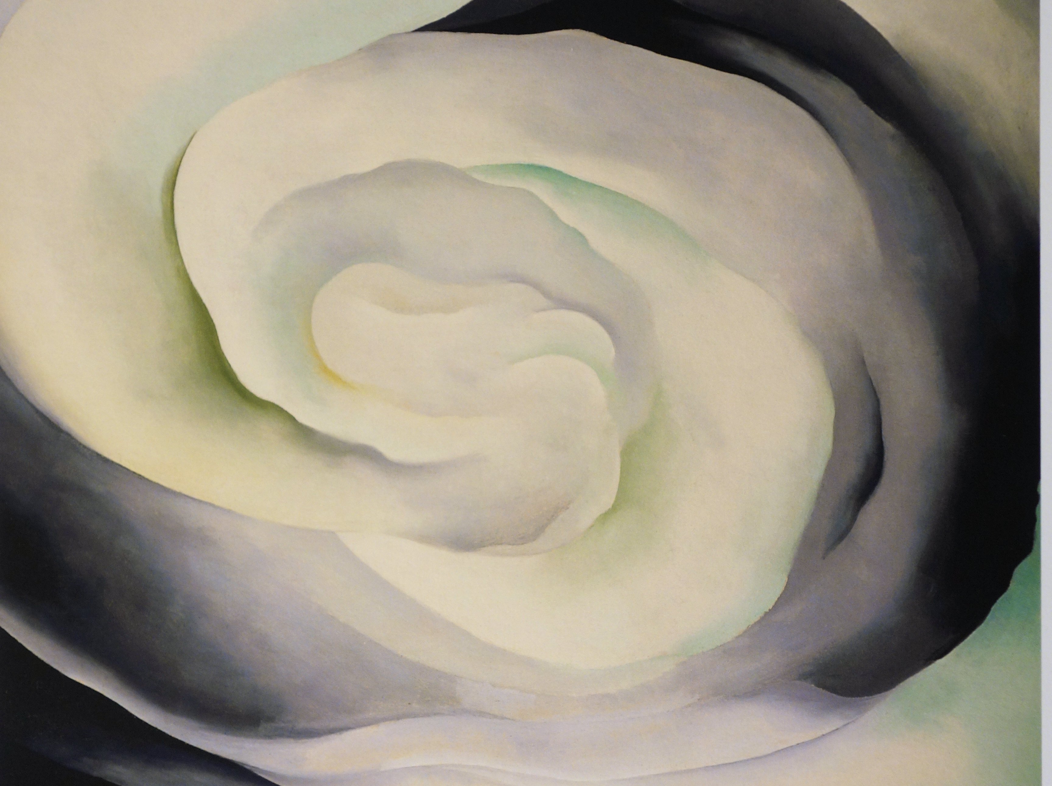 Georgia O'KEEFFE - Pink white abstraction, Lithograph - Post War ...