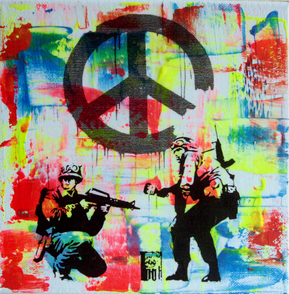 PyB anarchy bansky - Street Art - Plazzart