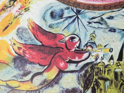 Marc CHAGALL (d’après) - Plafond de L’opéra Garnier - Lithographie signée, Edition limitée 2