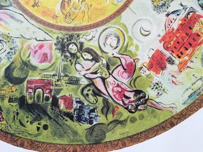 Marc CHAGALL (d’après) - Plafond de L’opéra Garnier - Lithographie signée, Edition limitée 2