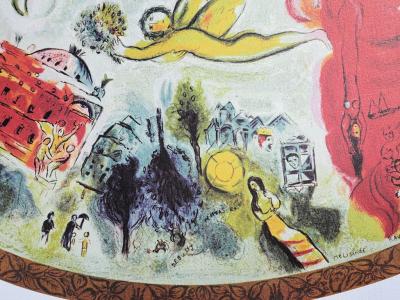 Marc CHAGALL (d’après) - Plafond de L’opéra Garnier - Lithographie signée, Edition limitée 2