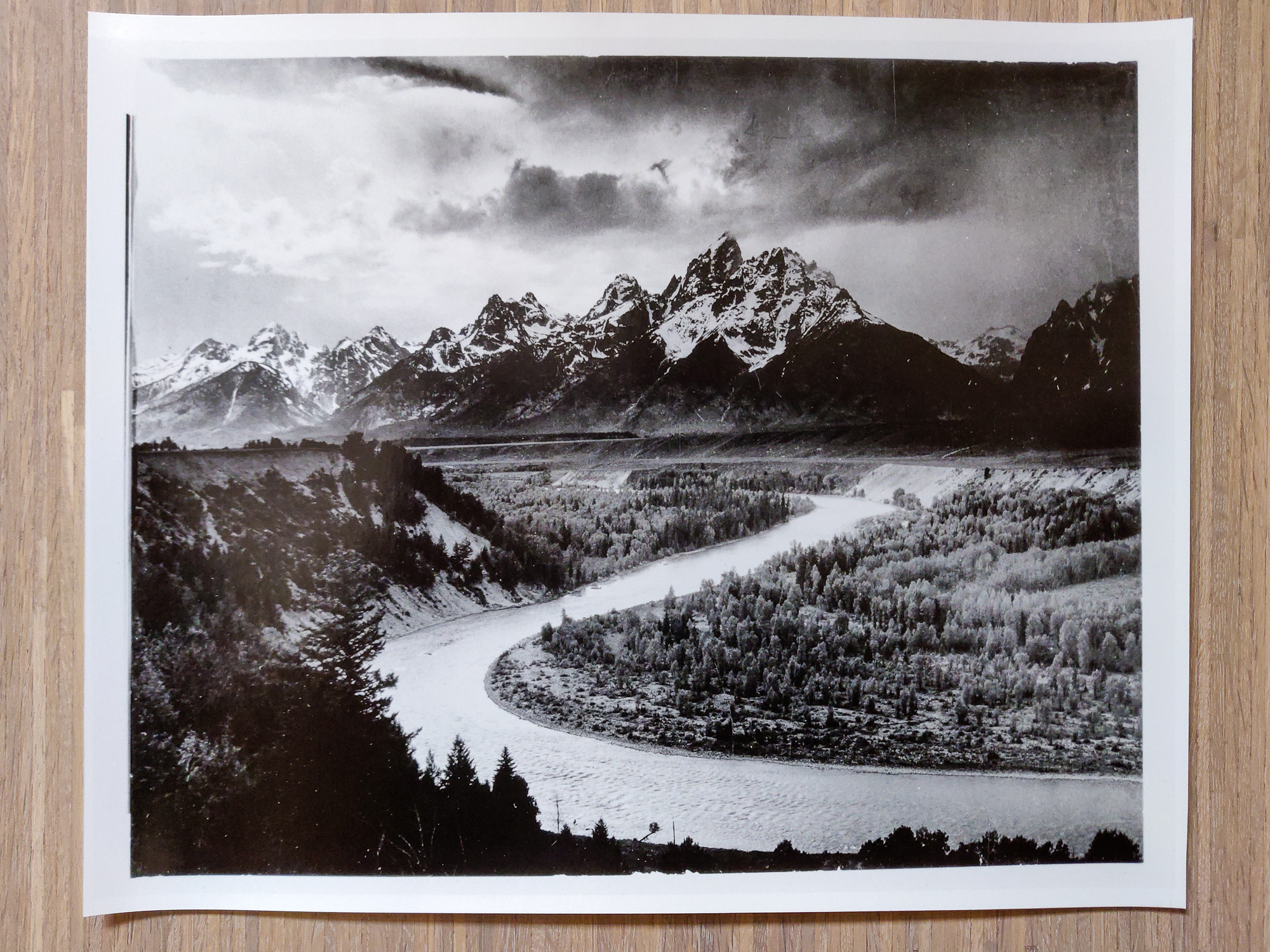 Ansel Adams - The Tetons & the Snake River + McDonald Lake ...