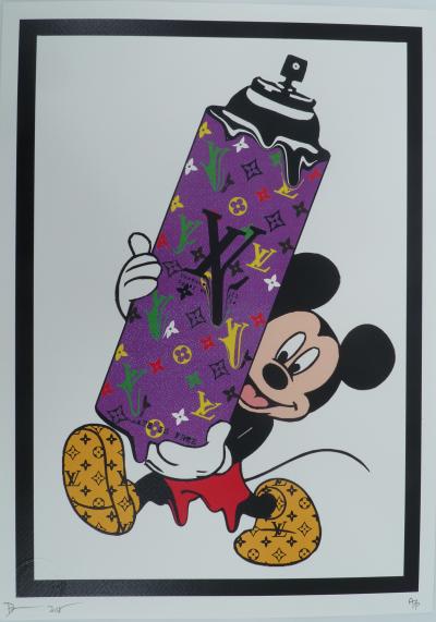 Fairchild Paris Supreme LV Mickey Mouse Wall Art Print. 52/150