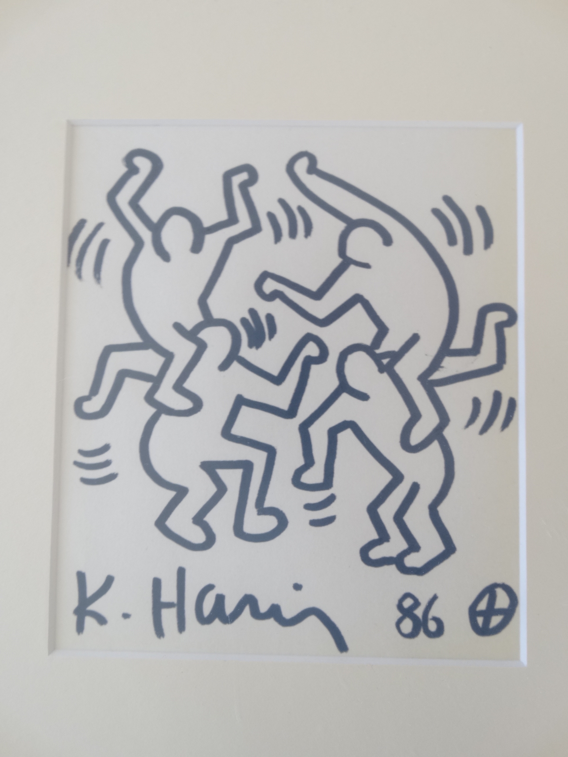 Keith Haring Dessin Au Feutre Street Art Plazzart