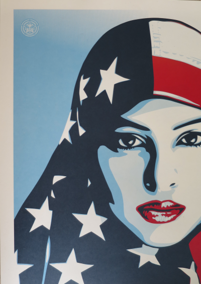 Shepard Fairey Obey We Love People Are Greater Than Fear Street