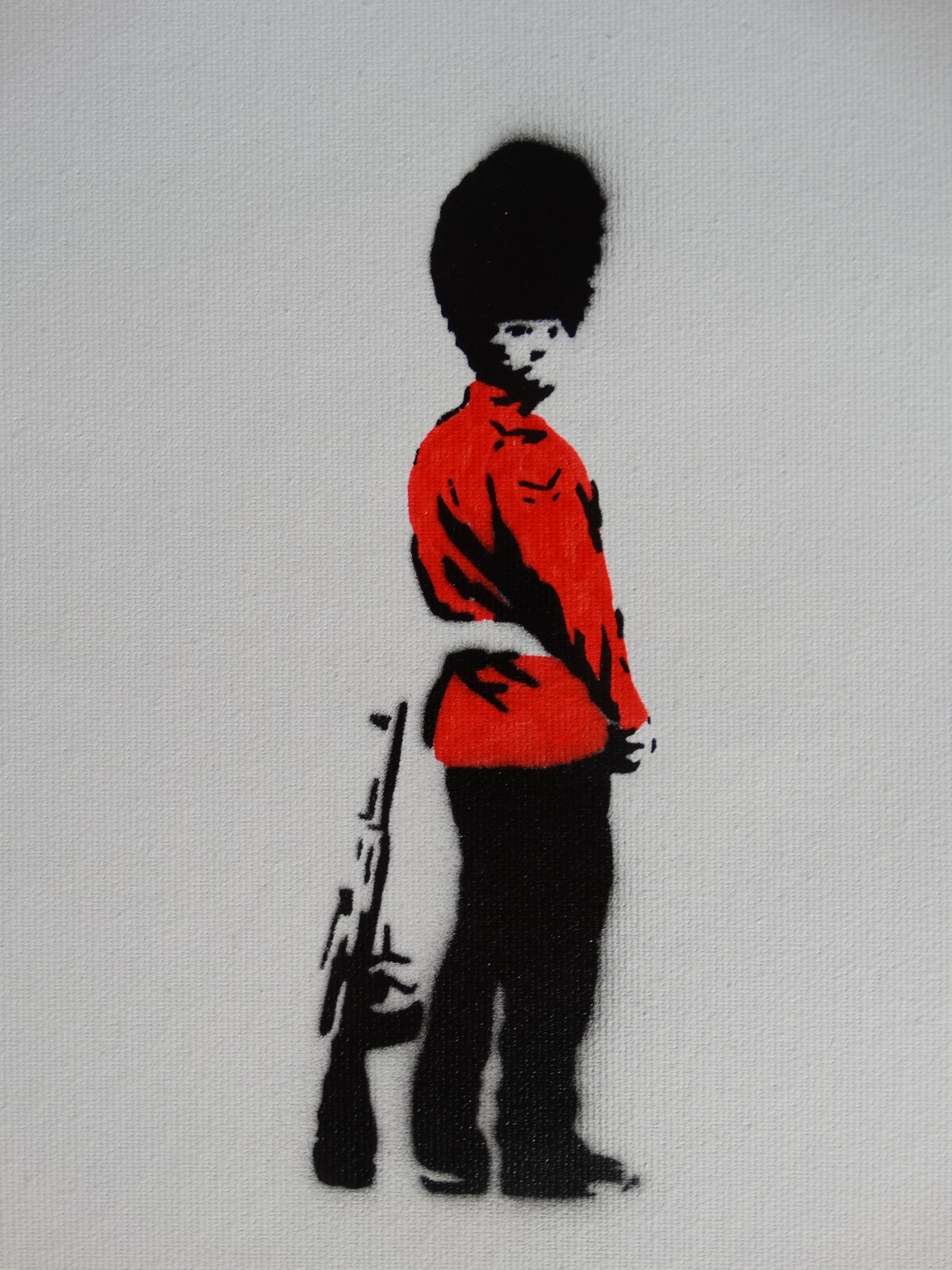 BANKSY - Banksy, Spray Paint Stencil on Canvas - Original Dismaland