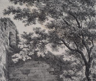 R. Léopold LEPRINCE (d’après) : Vue de la poterne Fénéron - Lithographie 2