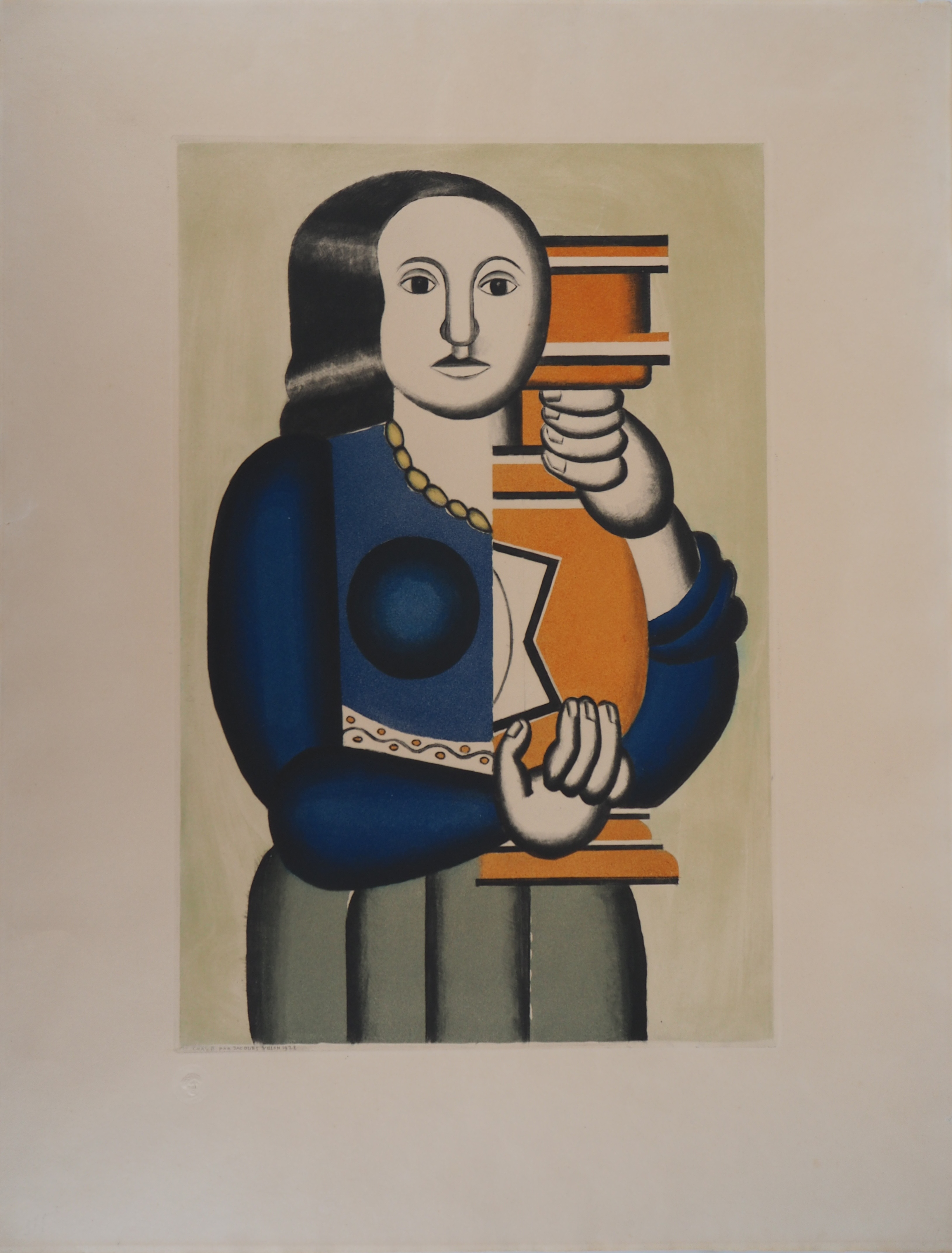 Fernand LÉGER (after)- Woman with jug, circa 1950, engraving with ...