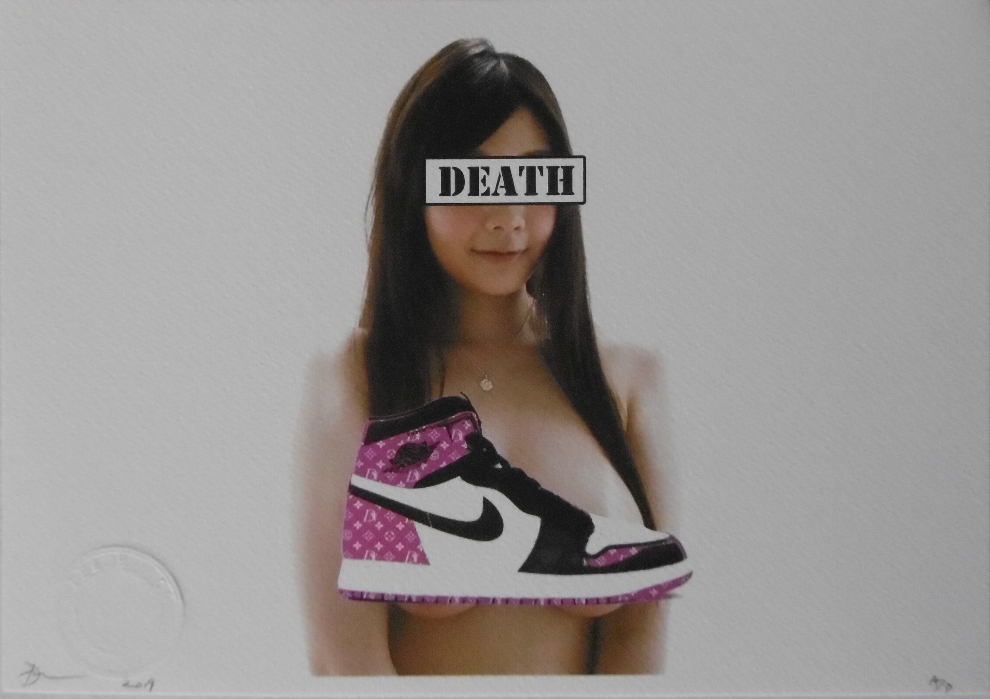 escanear vencimiento Elasticidad Death NYC - Death Nike, 2019 - Serigrafía firmada y numerada - Street art -  Plazzart