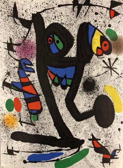 Joan Miro Peinture Sur Papier Et Dessins Ii 1971 Lithograph Post War Modern Art Plazzart