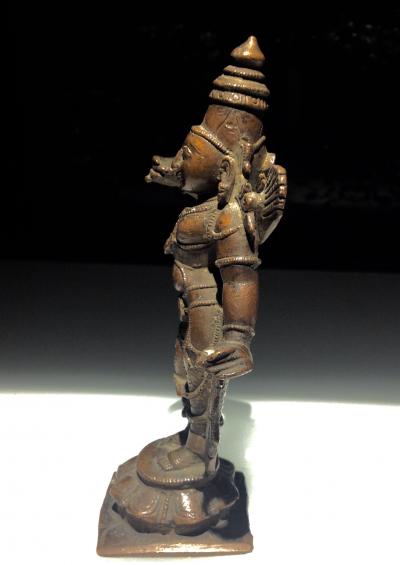 Inde - Statuette de Rama en bronze, XXème siècle 2