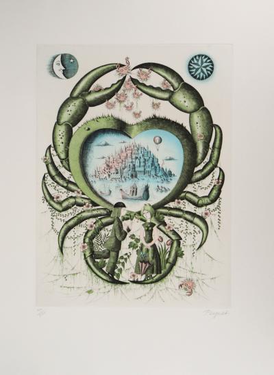 Jean hot MARAIS : Astrology and Zodiac, Aries - Original Lithograph, Signed and Ltd 100 copies