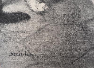 Théophile Alexandre STEINLEN : Chats rongeant un os - Lithographie signée 2