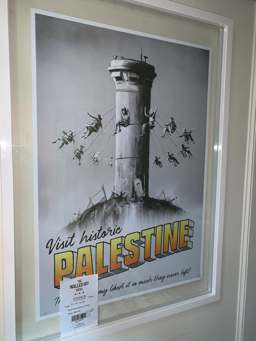 Banksy x Walled Off Hotel - Visit historic Palestine, 2018