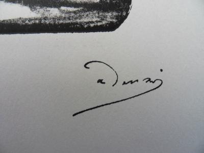 André DERAIN : L’arrivée : bateaux à l’horizon - Lithographie originale signée 2