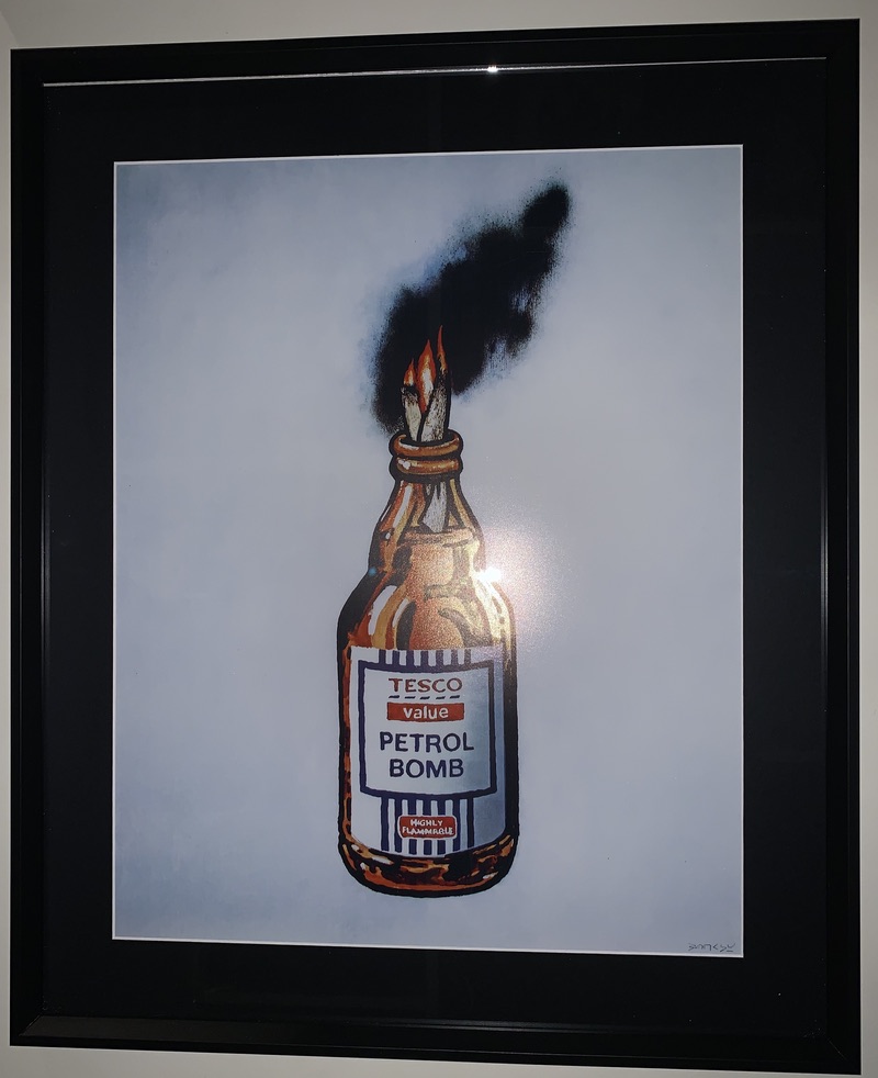 BANKSY - Petrol Bomb, 2011 - Offset lithograph - Street Art - Plazzart