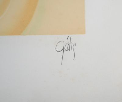Daniel GELIS : Modèle intimidé - Lithographie Originale Signée 2