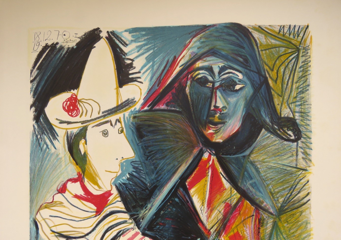 Pablo Picasso - Affiche lithographique originale - Musée Dynamique