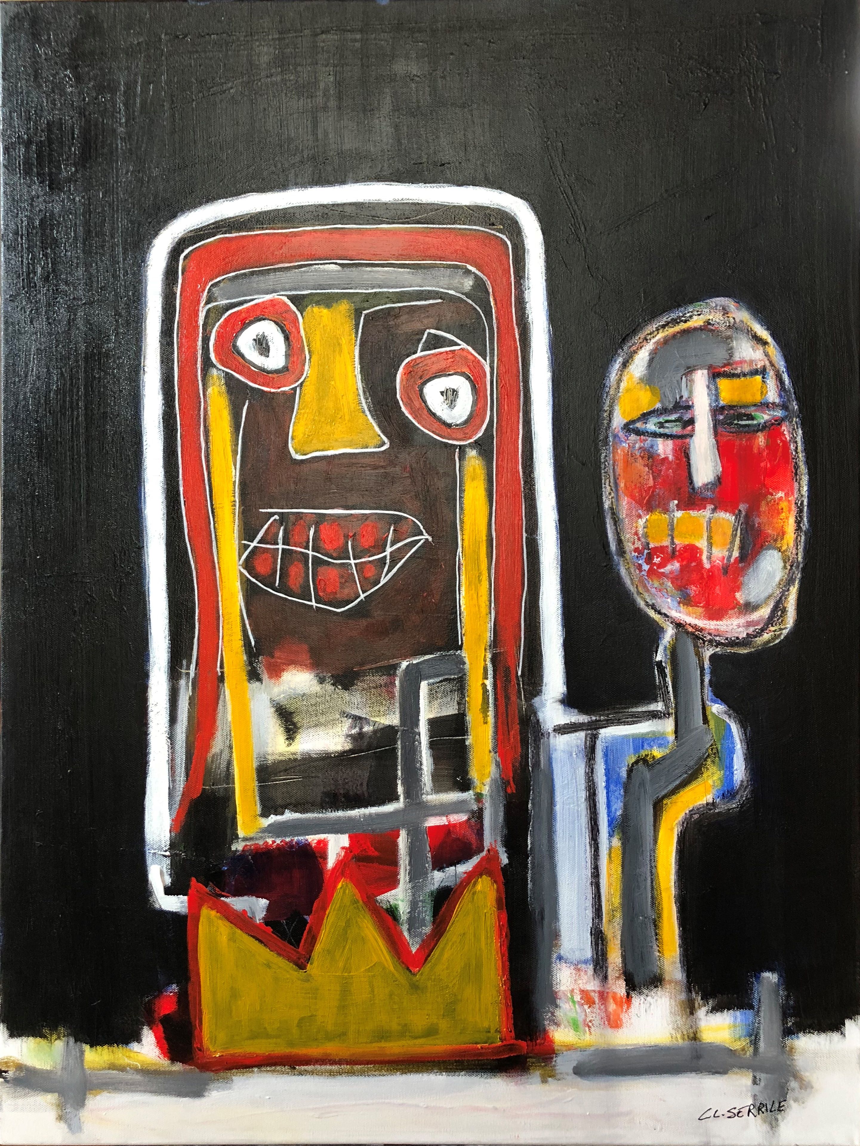 Claude SERRILE - Père et fils, 2019 - Acrylique - Revelations - Plazzart