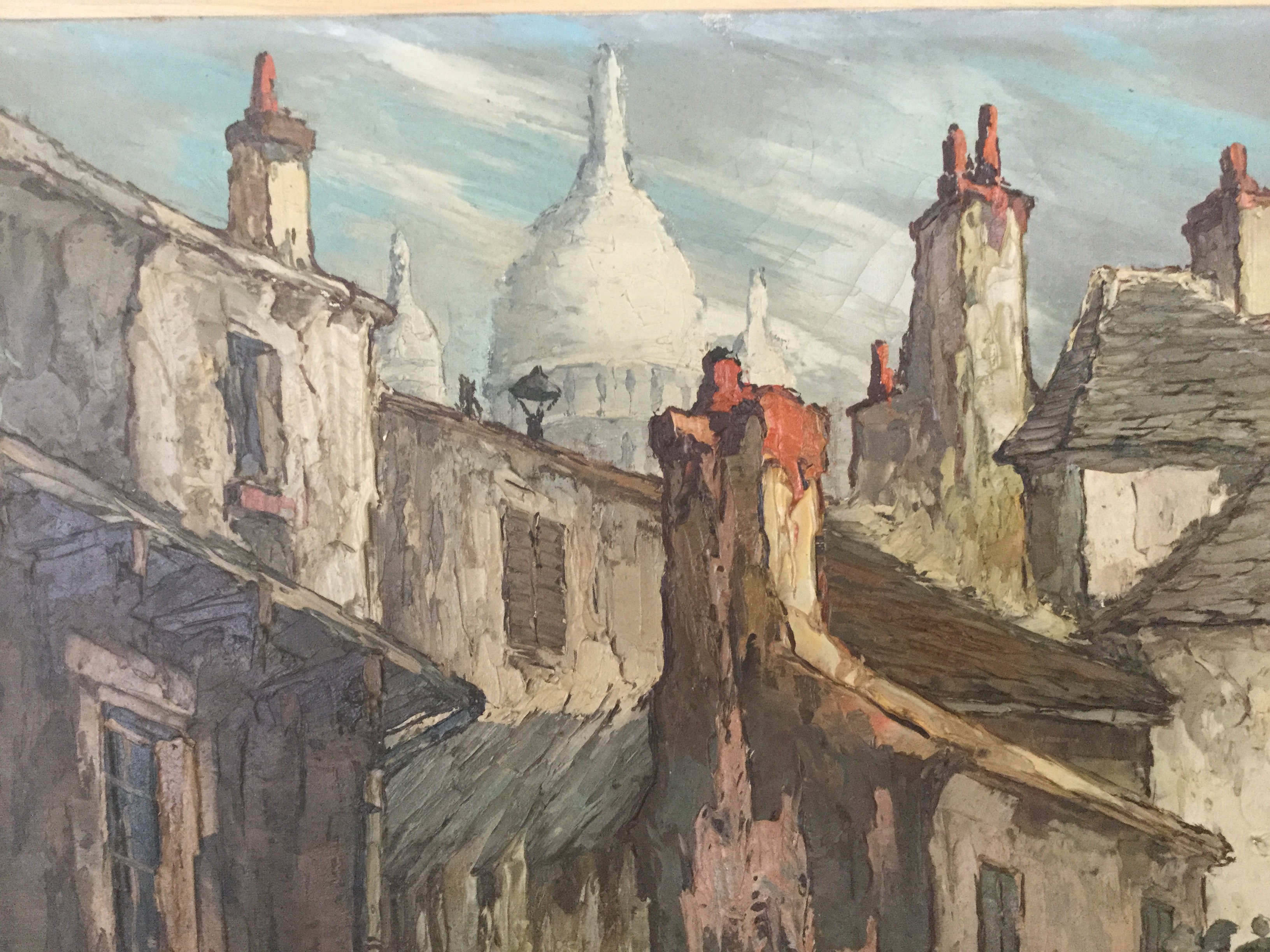 André BOYER - Grocery store in Montmartre - signed oil on canvas - Post ...