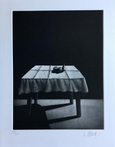 Michel MATHONNAT - Autour de Paul Verlaine, 1987 - Suite de 8 gravures originales signées 2