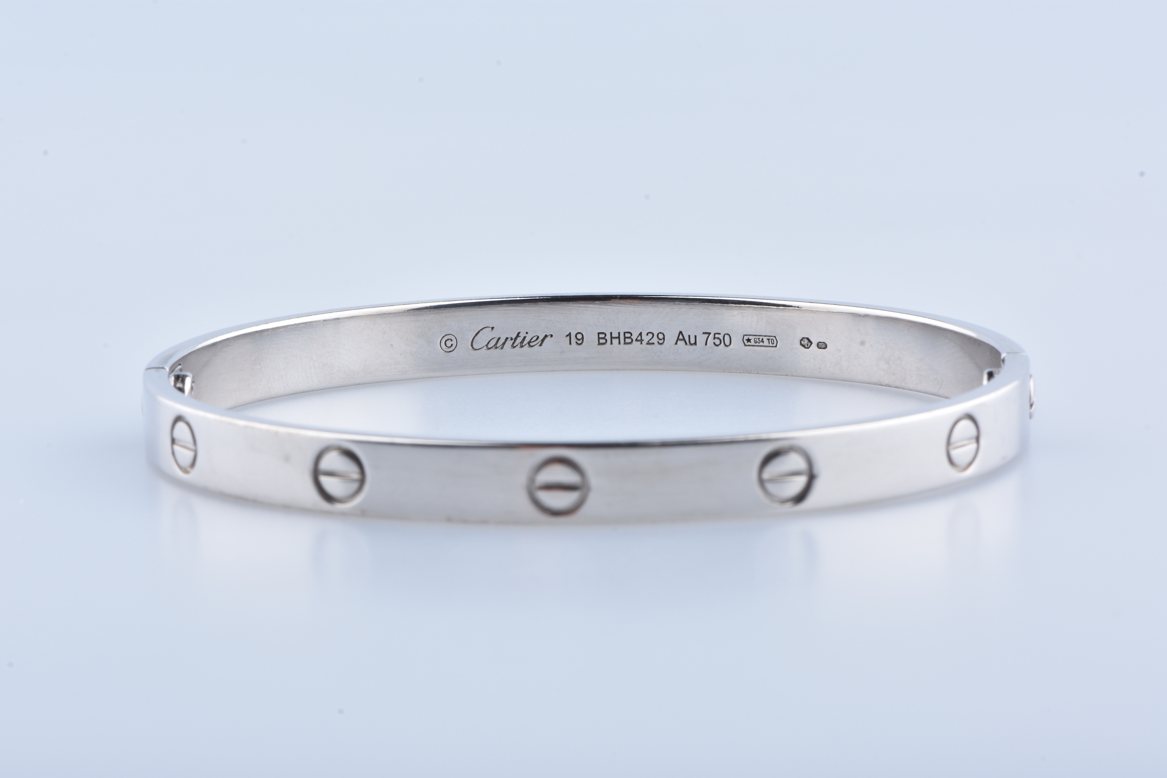Cartier Love bracelet in white gold 