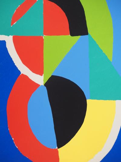 Sonia DELAUNAY (d’après) - Rythme de couleurs, 1956 - Lithographie et pochoir 2