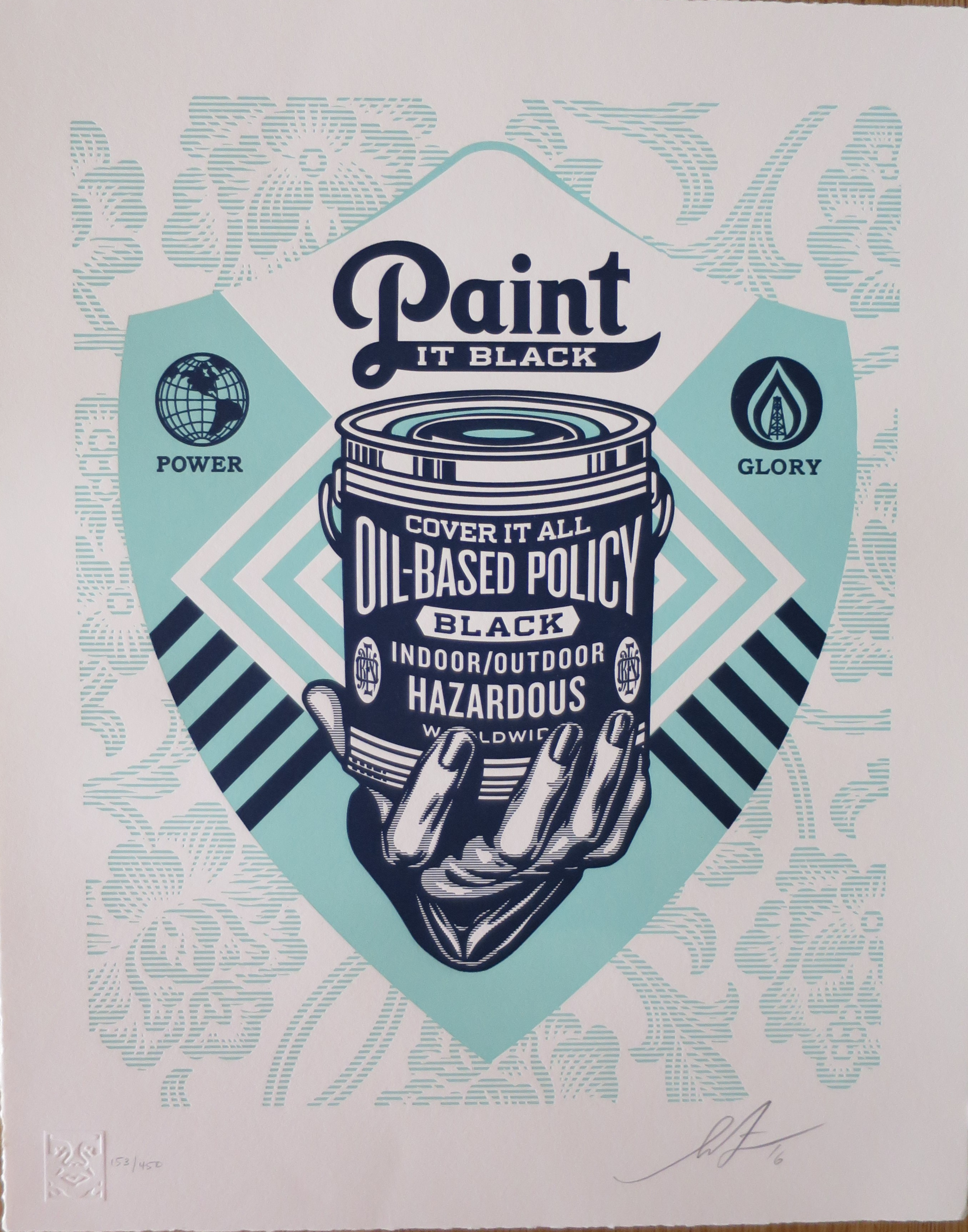 Paint It Black by Shepard Fairey