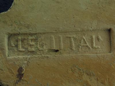 Ancient Roman Stamped Floor Tile Legiital Archaeology Plazzart