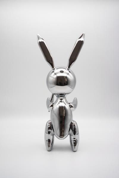 Jeff Koons black balloon rabbit