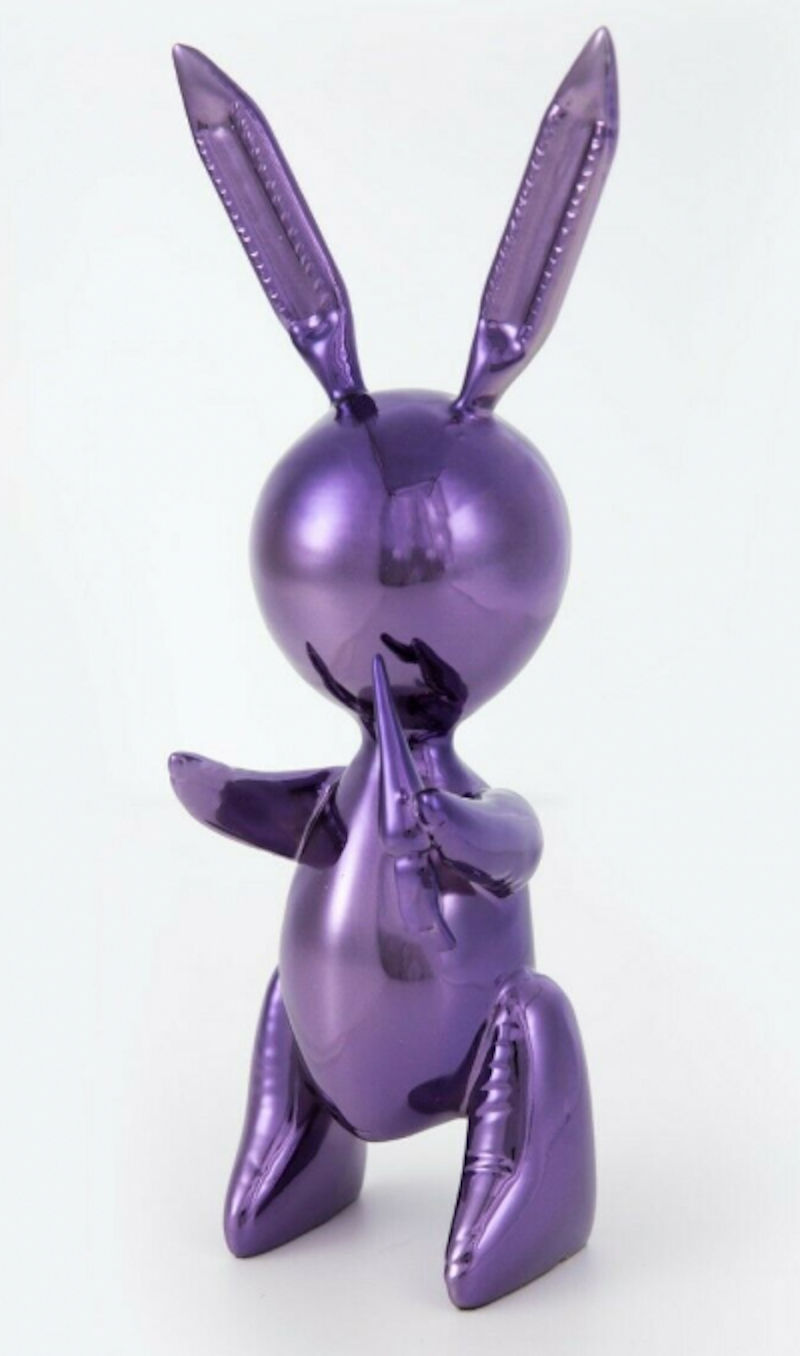 Editions Studio after Jeff Koons - Purple Rabbit - Sculpture | Barnebys