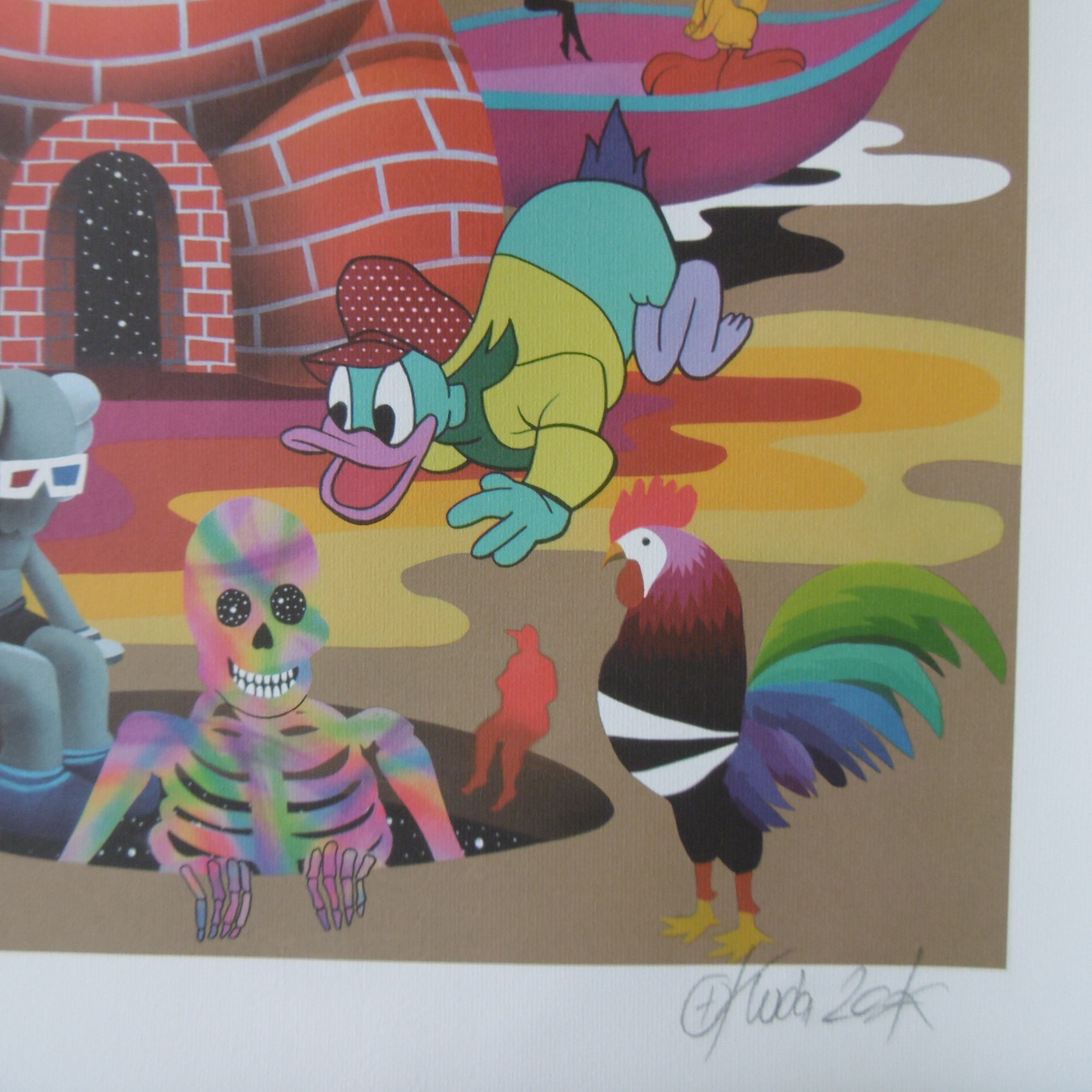 Okuda - Quarantine Dreams, 2020 - Signed silkscreen - Street Art