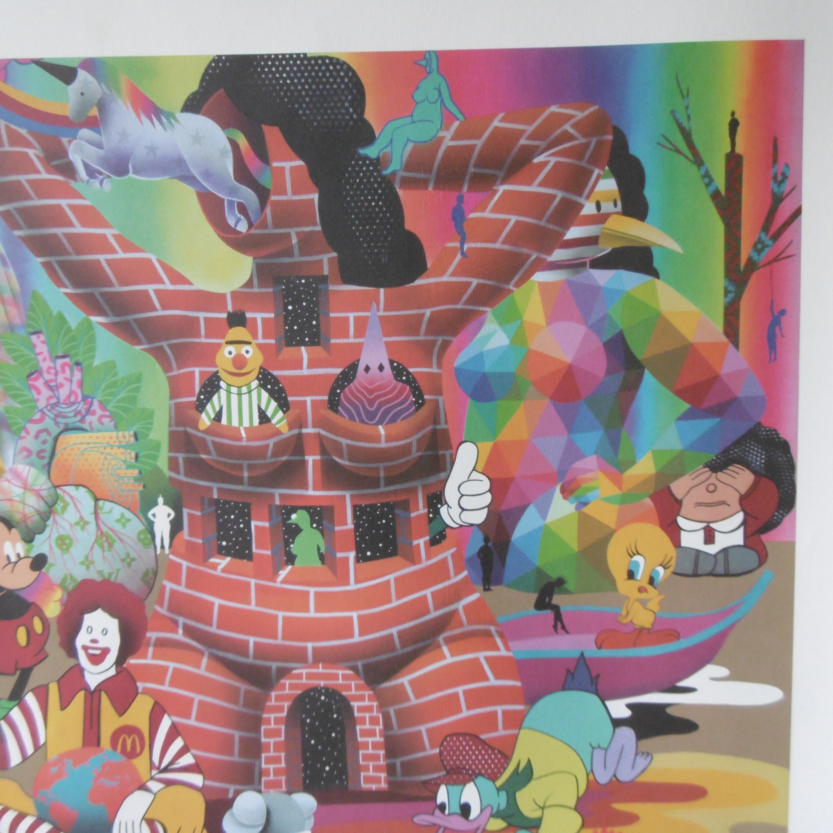 Okuda - Quarantine Dreams, 2020 - Signed silkscreen - Street Art