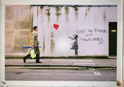 Steve LAZARIDES - Banksy Captured / Girl With Balloon, 2020