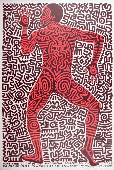 Keith Haring Keith Haring Into 84 1984 Serigraphie Street Art Plazzart