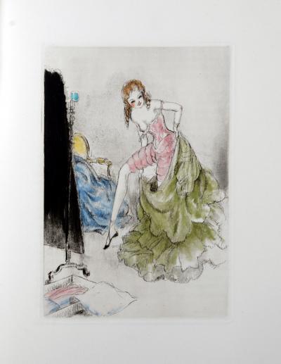 Louis Icart La Dame Aux Camelias 1938 Illustrated With 25 Original Etching In Color Post War Modern Art Plazzart