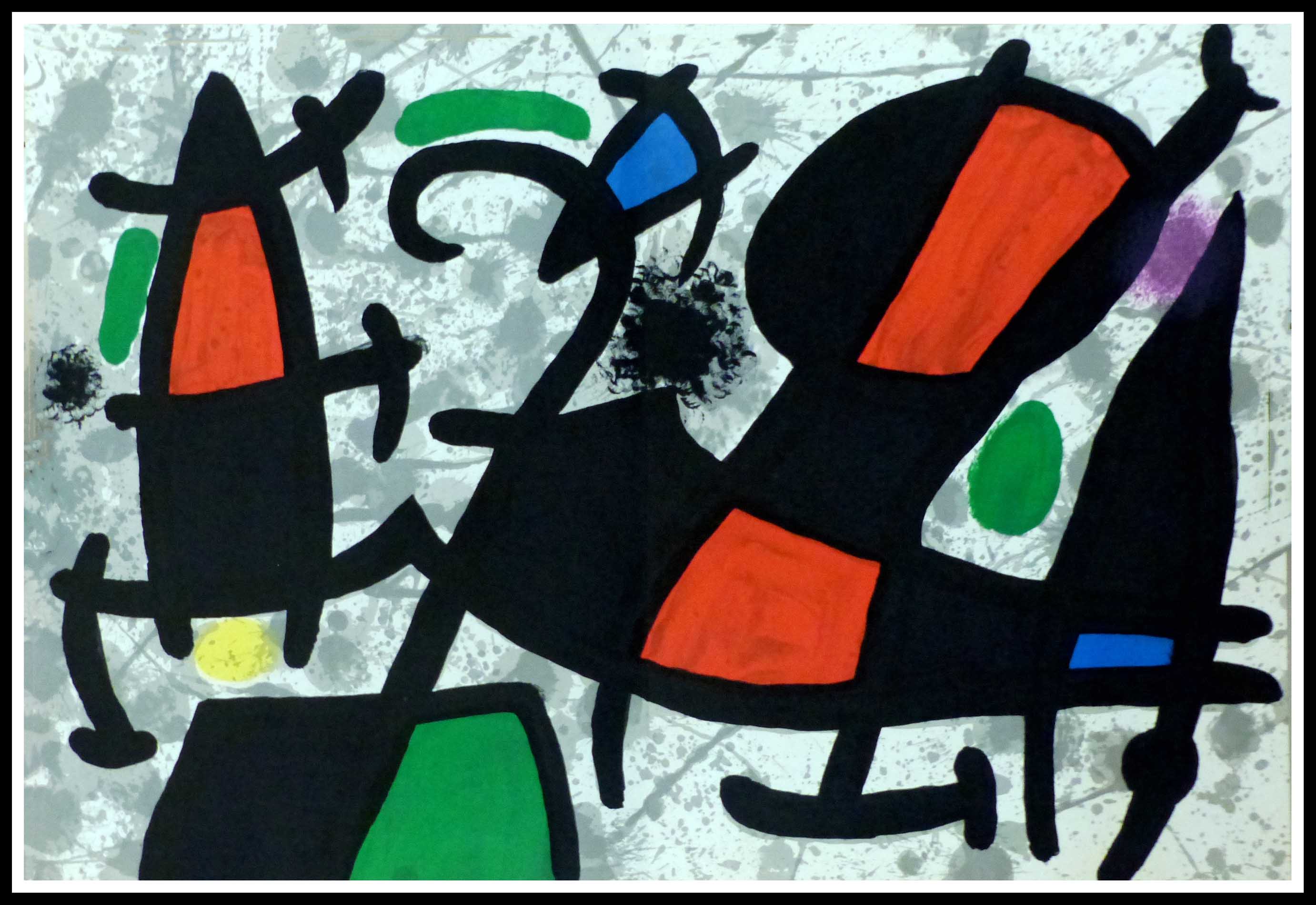 Joan Miro Nachher Komposition Kompositionsskulptur Vii 1970 Lithographie Moderne Kunst 2331