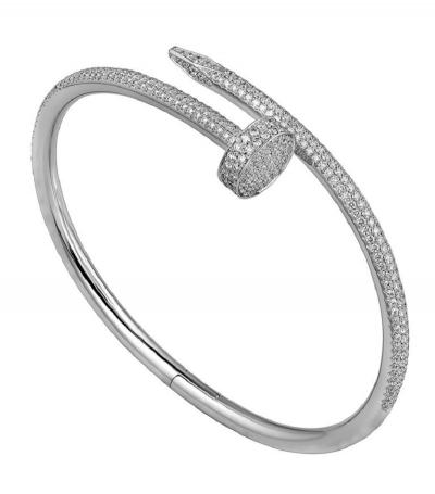 White Gold Cartier Inspired and style 